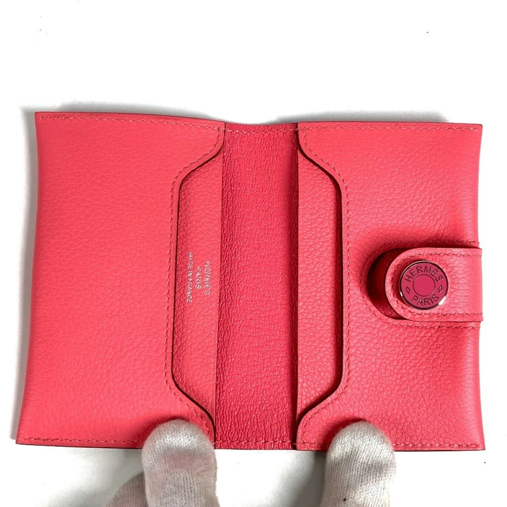 HERMES RMS R.M.S Business Card Holder Leather Goods Pass Case Bi-fold Holder/... - Picture 7 of 12